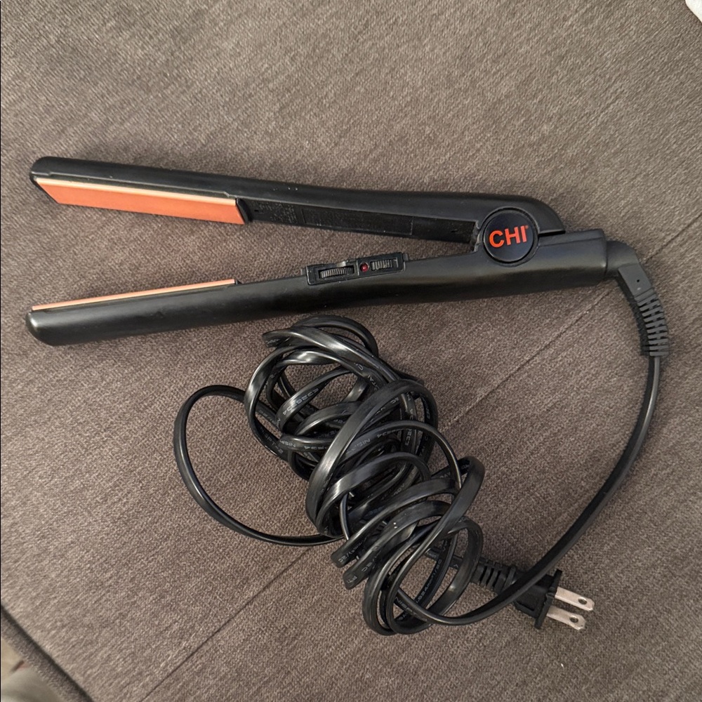 CHI Black and Orange Hair Straightener